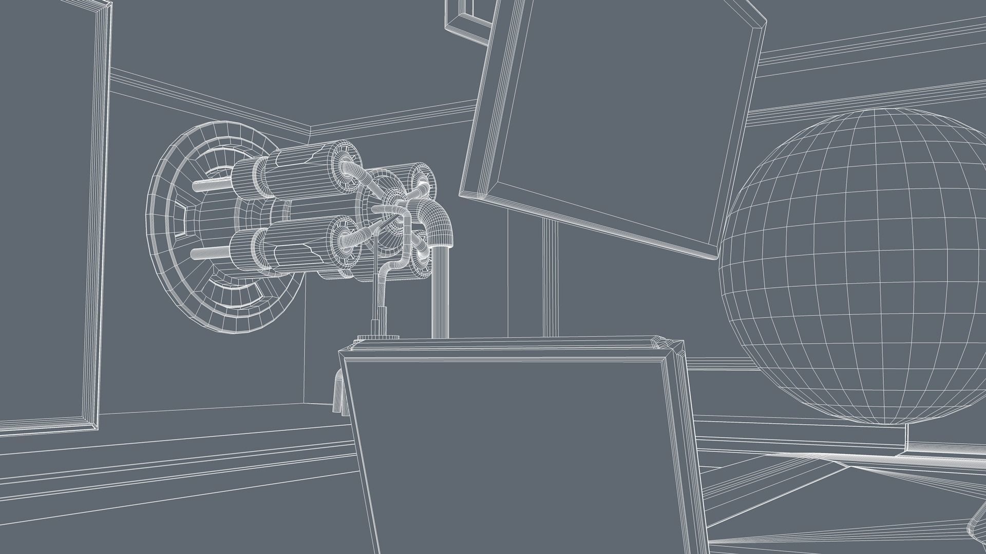 Sci Fi Room 3D model_10