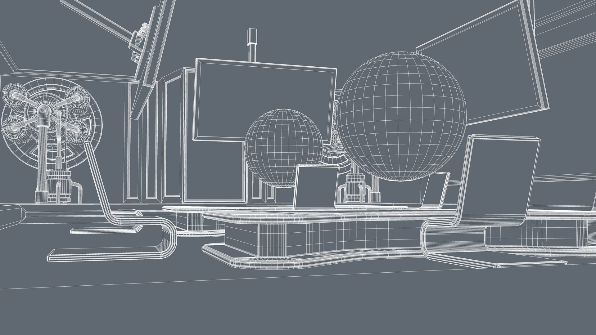 Sci Fi Room 3D model_12