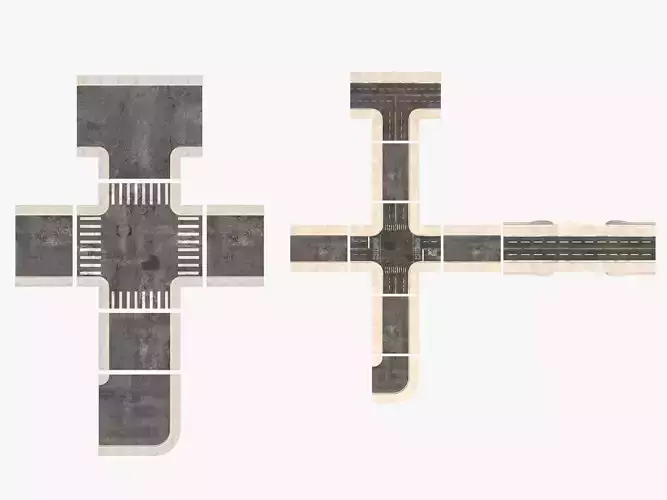 Road Street Collection 2 3D model