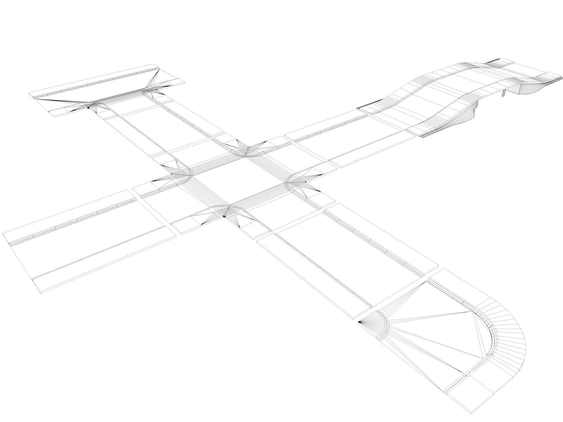 Road Street Collection 2 3D model_9