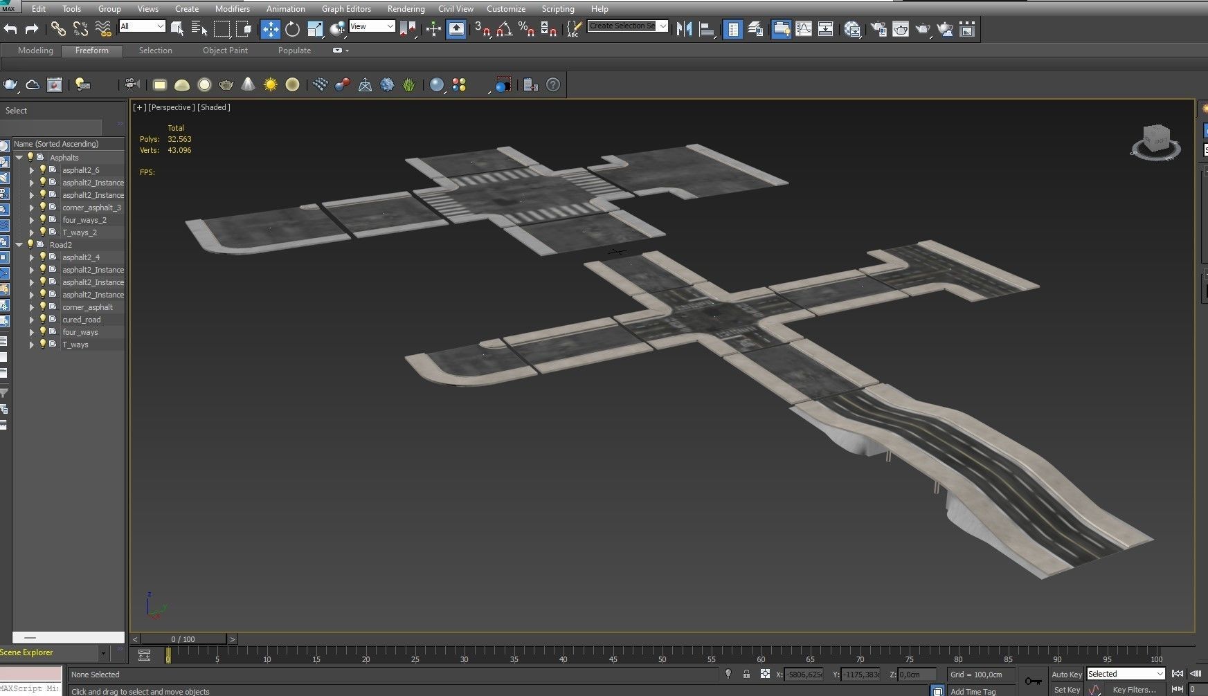 Road Street Collection 2 3D model_19