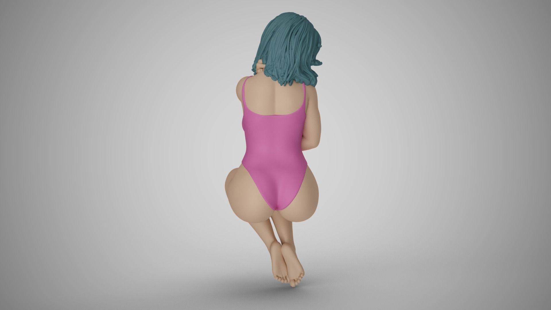 Docile Girl 3D print model_6
