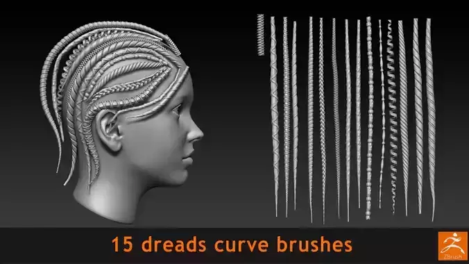Dread curve brushes