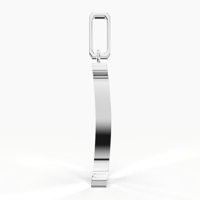 J  SCRIPT DIAMOND PENDANT 3D print model_13