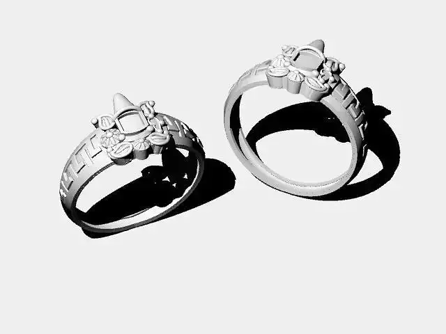 NEW SOUTH  BALAJI RING  3D print model