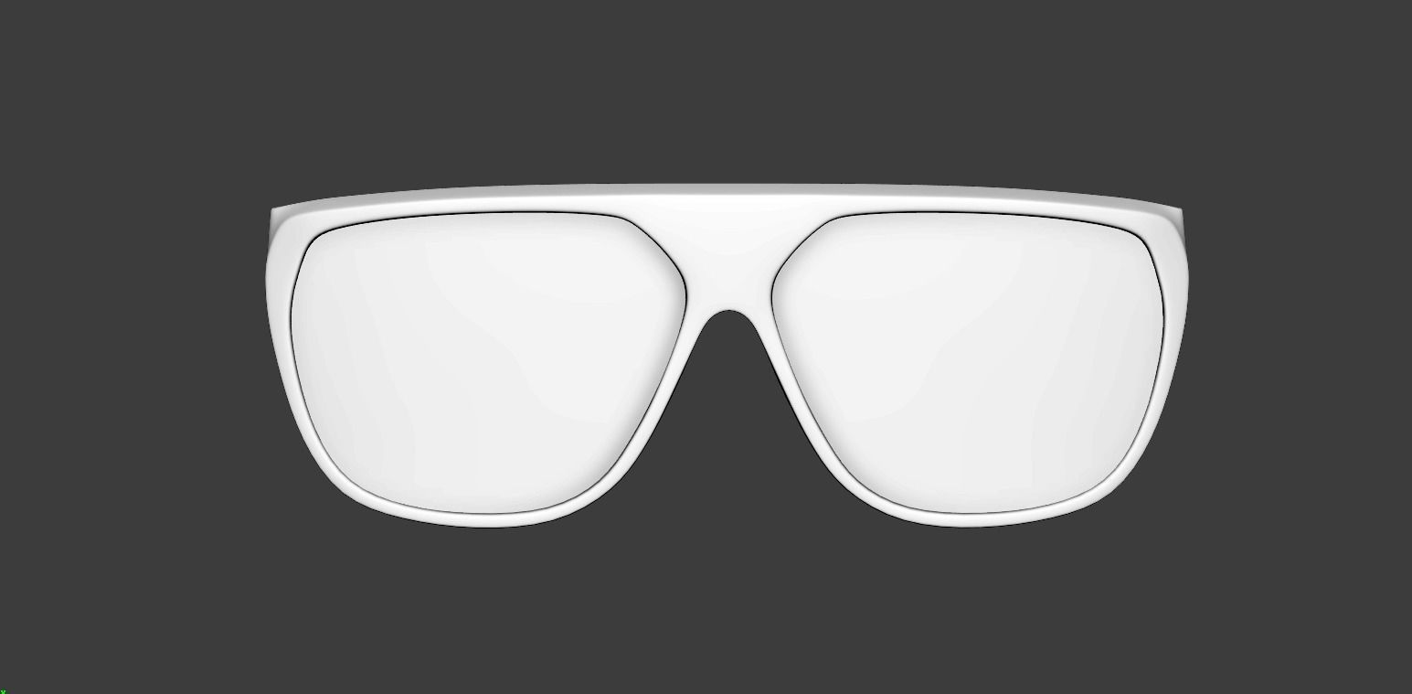 RayBan Scuderia Ferrari collection low poly sunglasses 3D model Low-poly 3D model_12