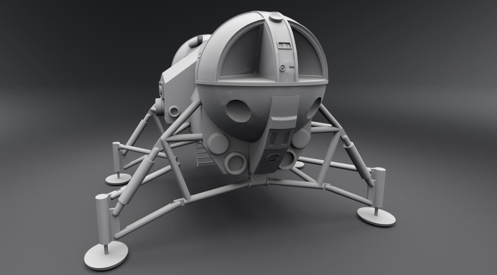 Shado Moonmobile scale model 3D print model_4