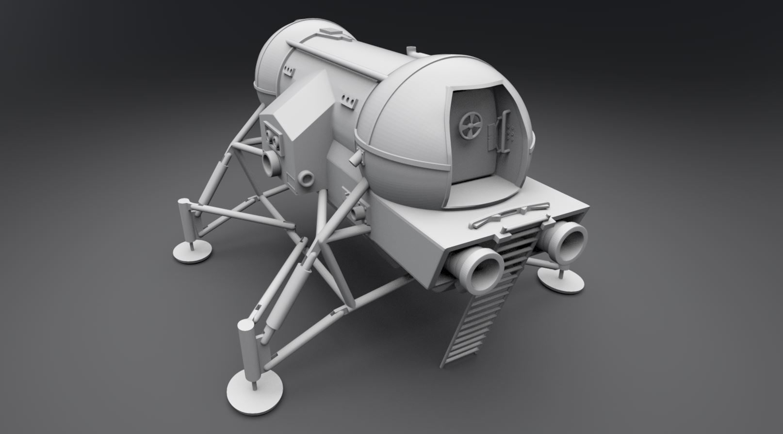 Shado Moonmobile scale model 3D print model_2