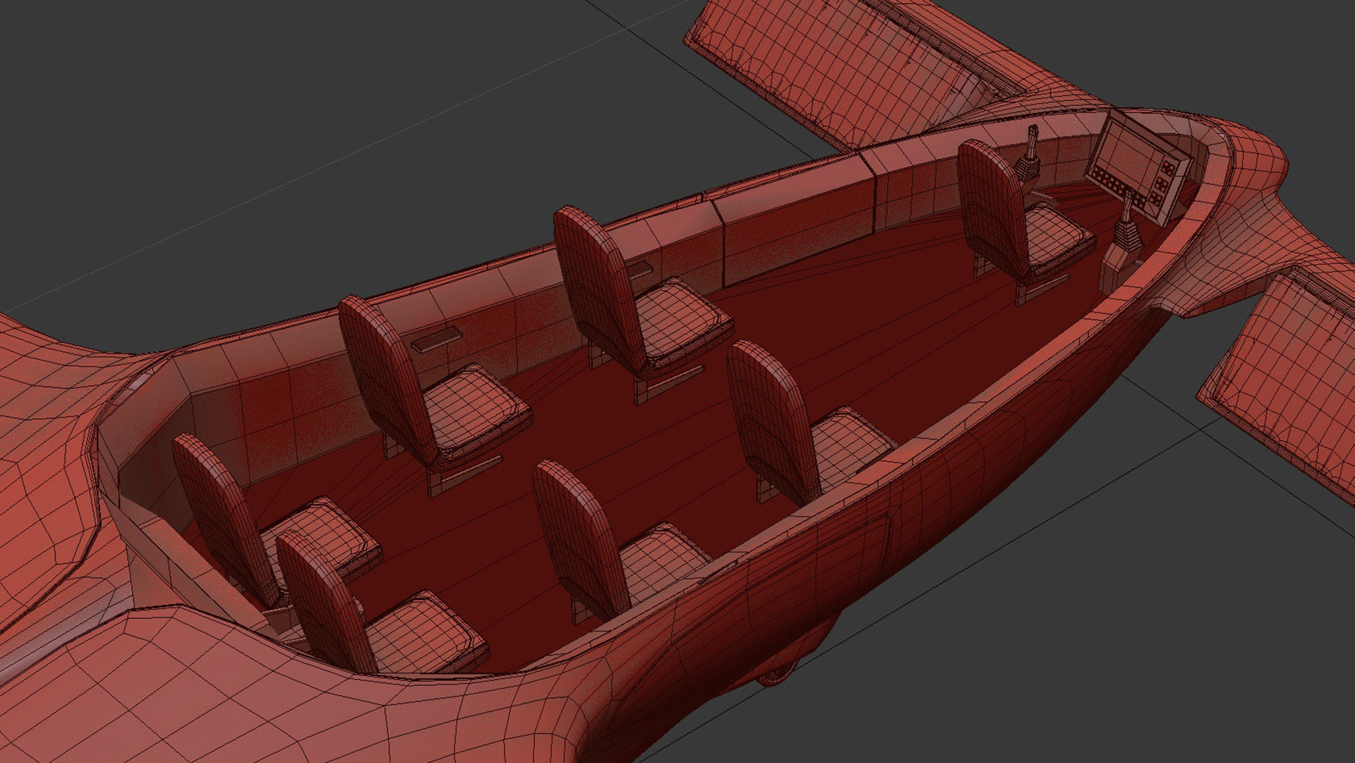 Lilium Jet Flying Taxi P 3D model_14