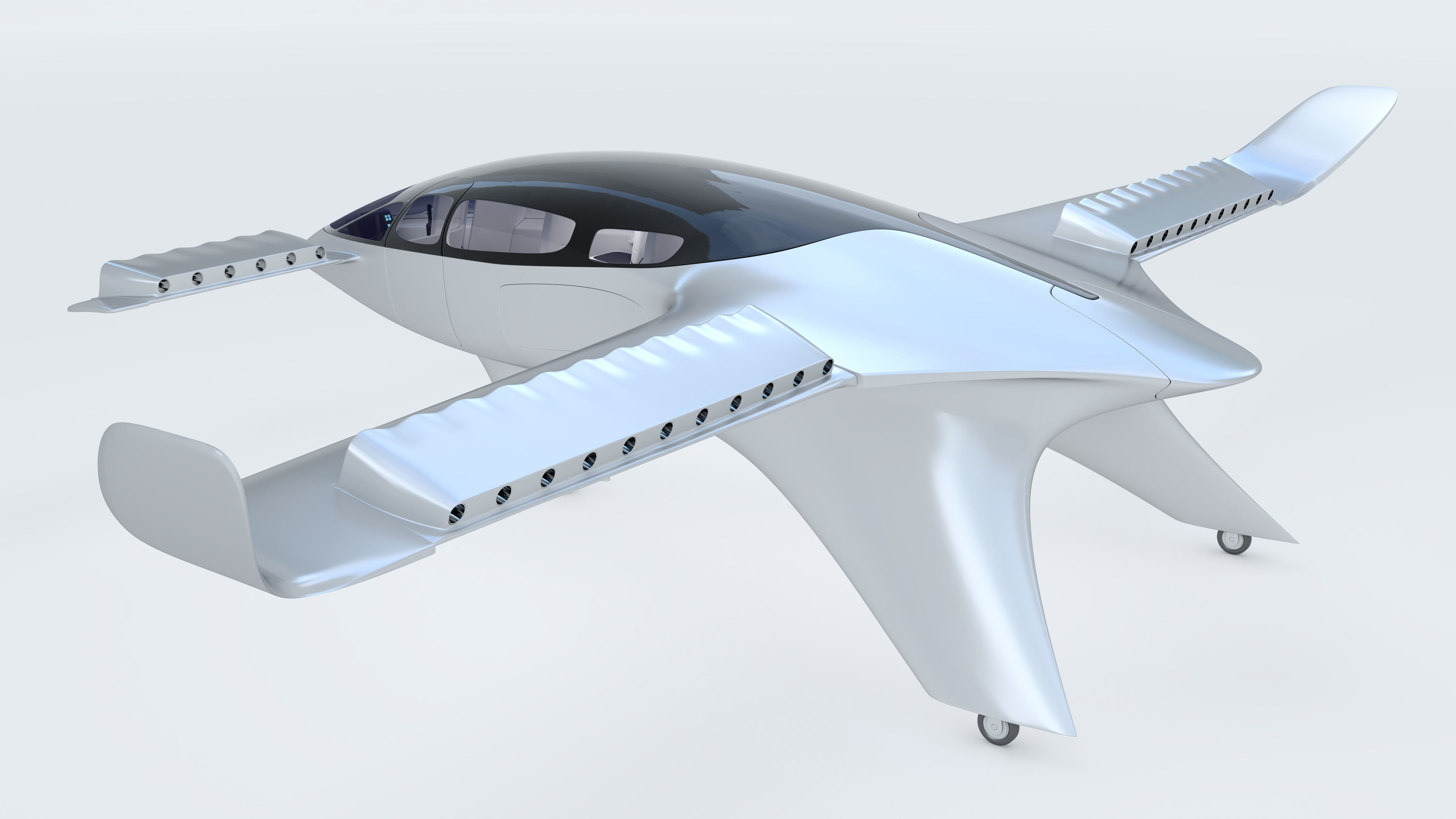 Lilium Jet Flying Taxi P 3D model_7