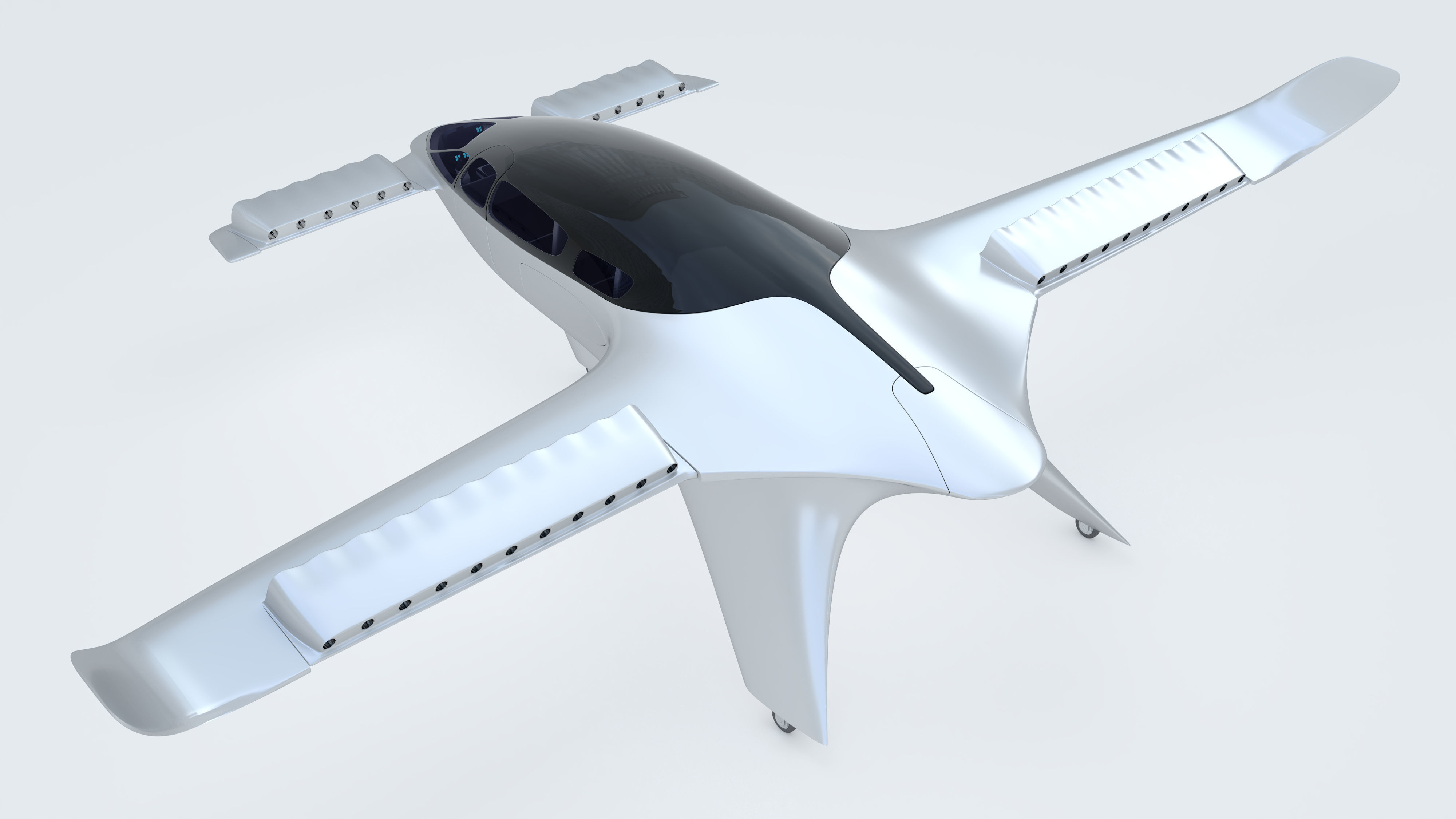 Lilium Jet Flying Taxi P 3D model_9