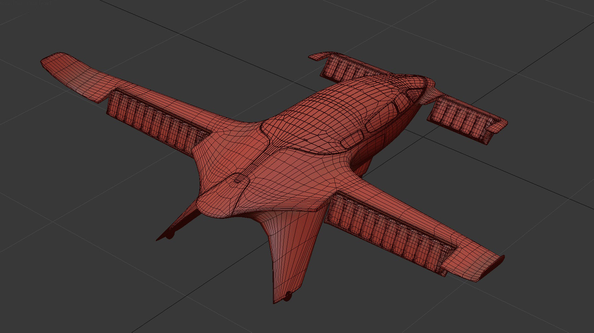 Lilium Jet Flying Taxi P 3D model_15