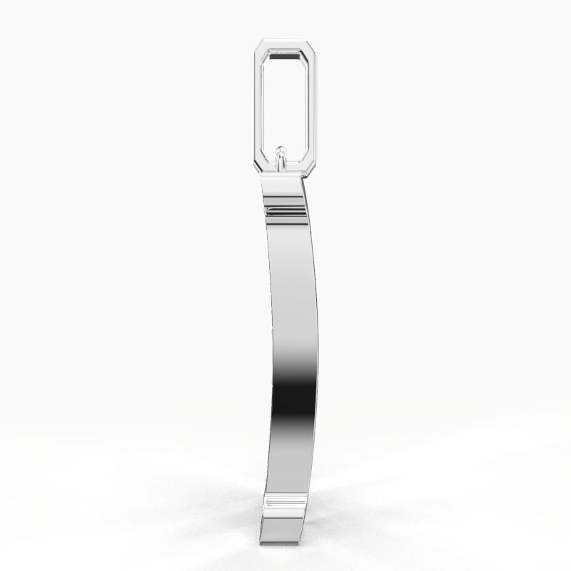 N SCRIPT DIAMOND PENDANT 3D print model_9