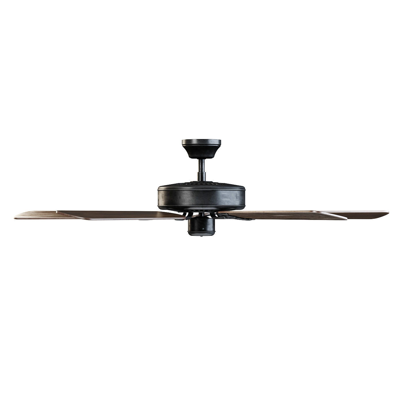 ALOHA Brown ceiling fan 3D model_5