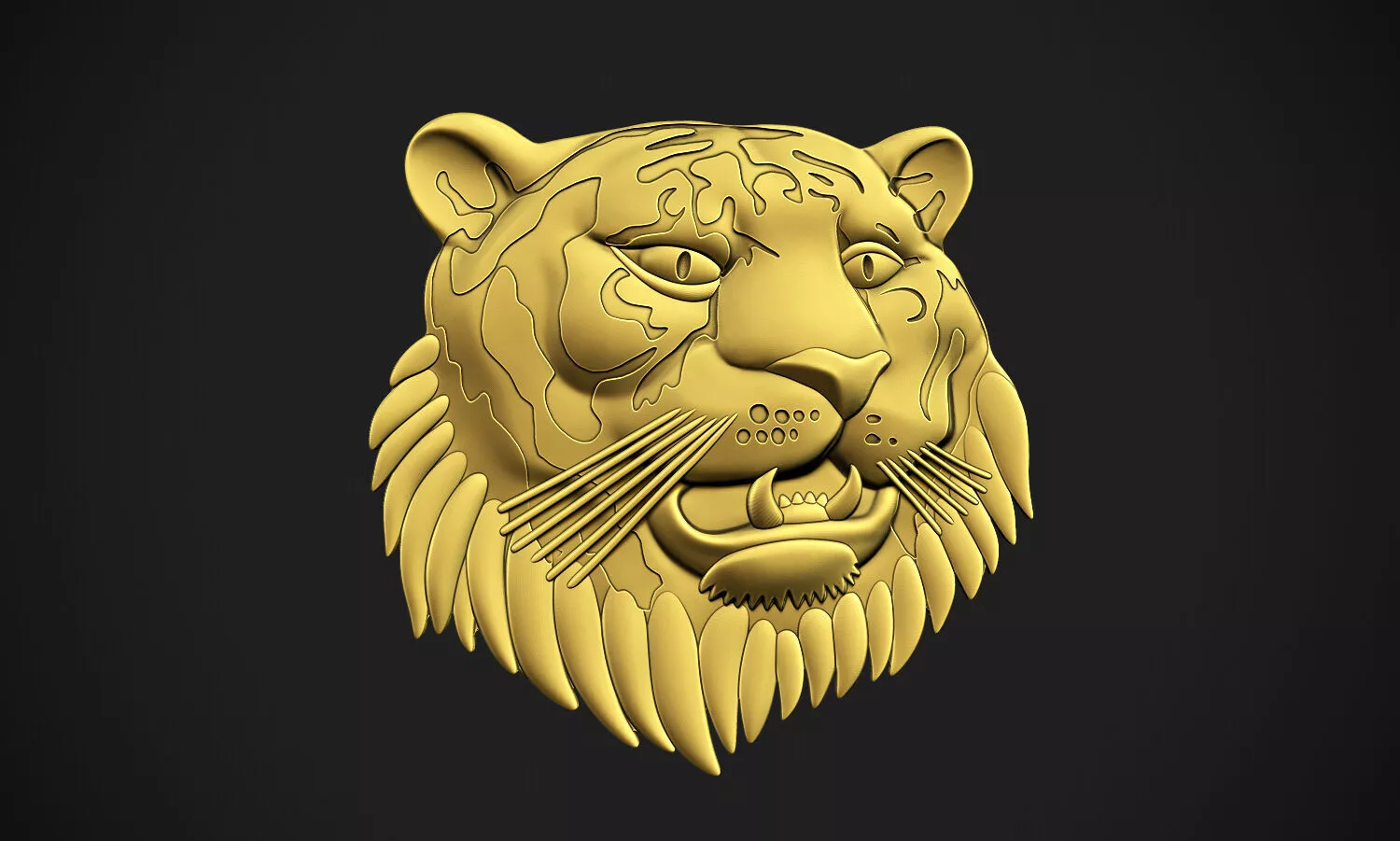 Tiger Relief Free 3D print model
