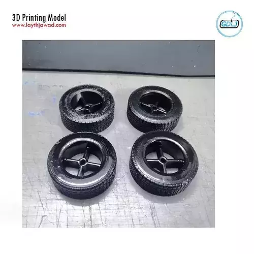 GMC Super Van Wheel 3D print model 3