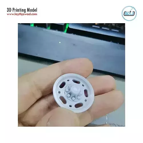 GMC Super Van Wheel 3D print model 7
