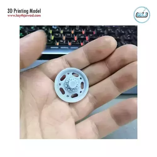 GMC Super Van Wheel 3D print model 6