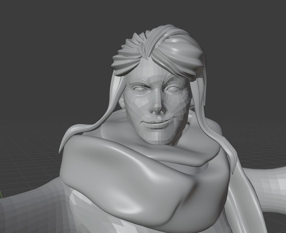 Woman Gunslinger 3D print model_7