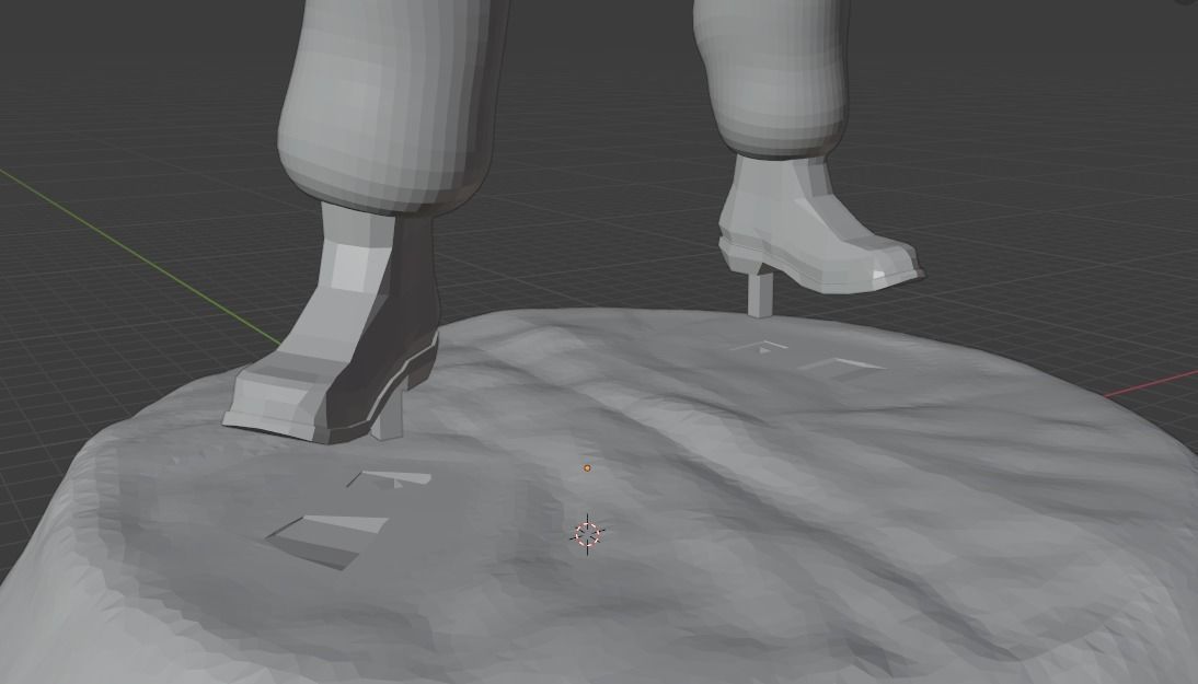 Woman Gunslinger 3D print model_1