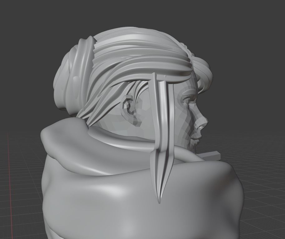 Woman Gunslinger 3D print model_8
