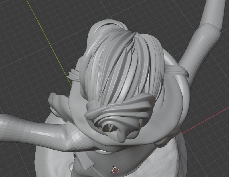 Woman Gunslinger 3D print model_9