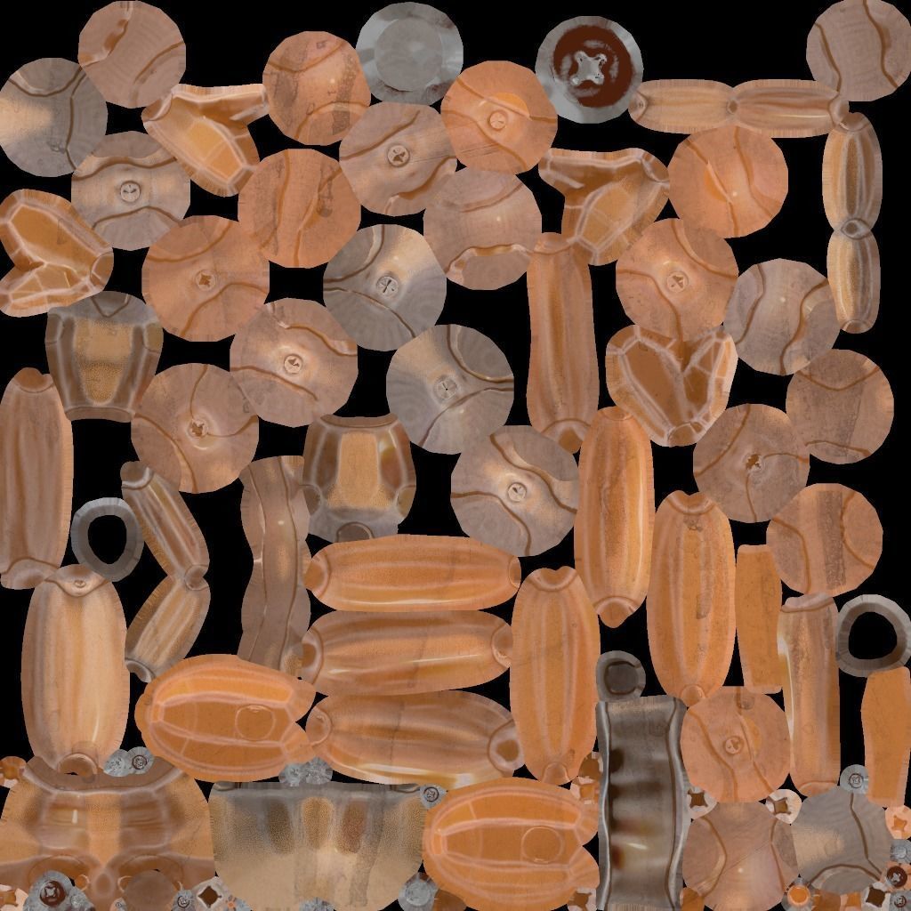 Wooden mannequin 3D model_10