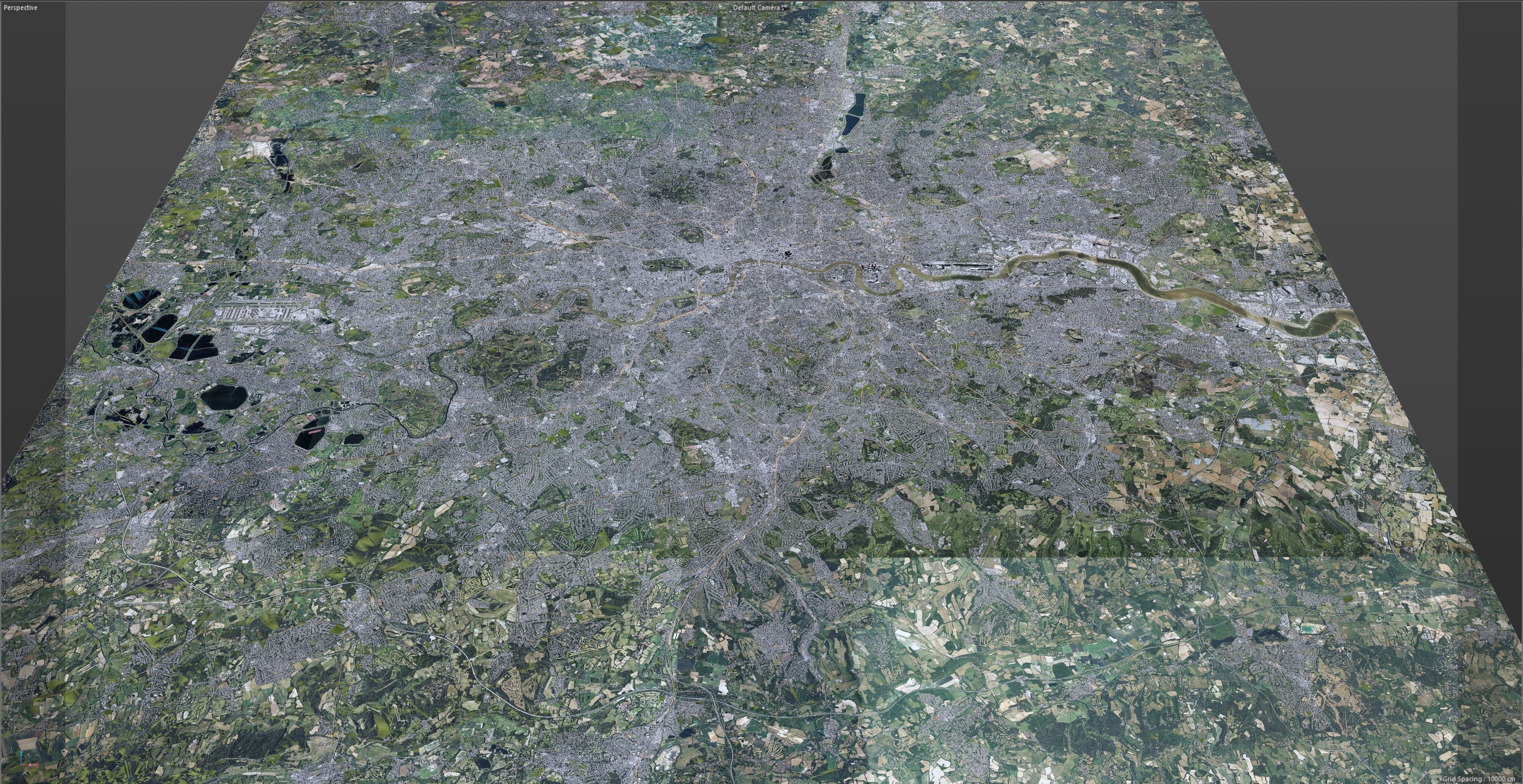 London City in UK Low-poly 3D model_23