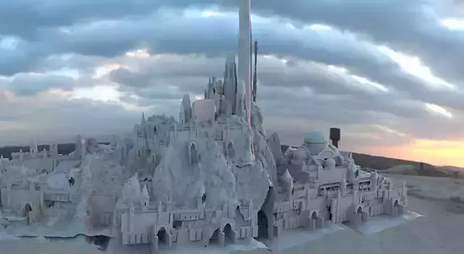 Persian Fortress City 3D model