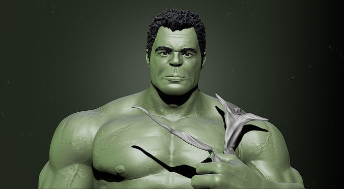 smart hulk 3D print model