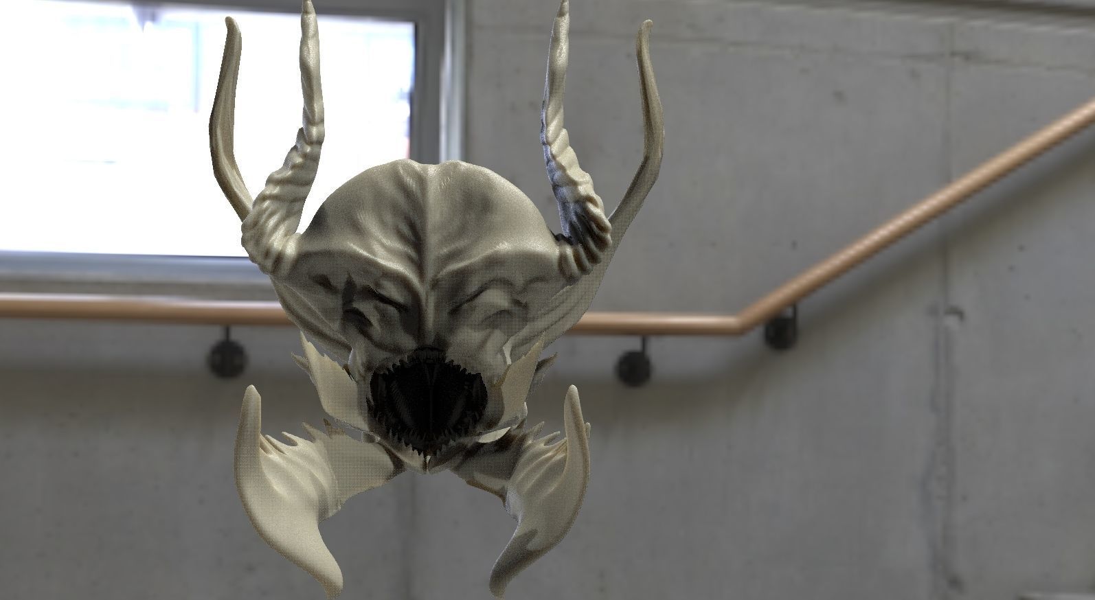 Fish scull Monster 3D model_3