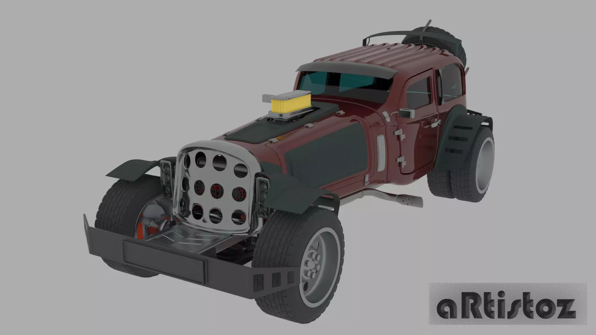 RatRod ARZ Mk 1b 3D model_0