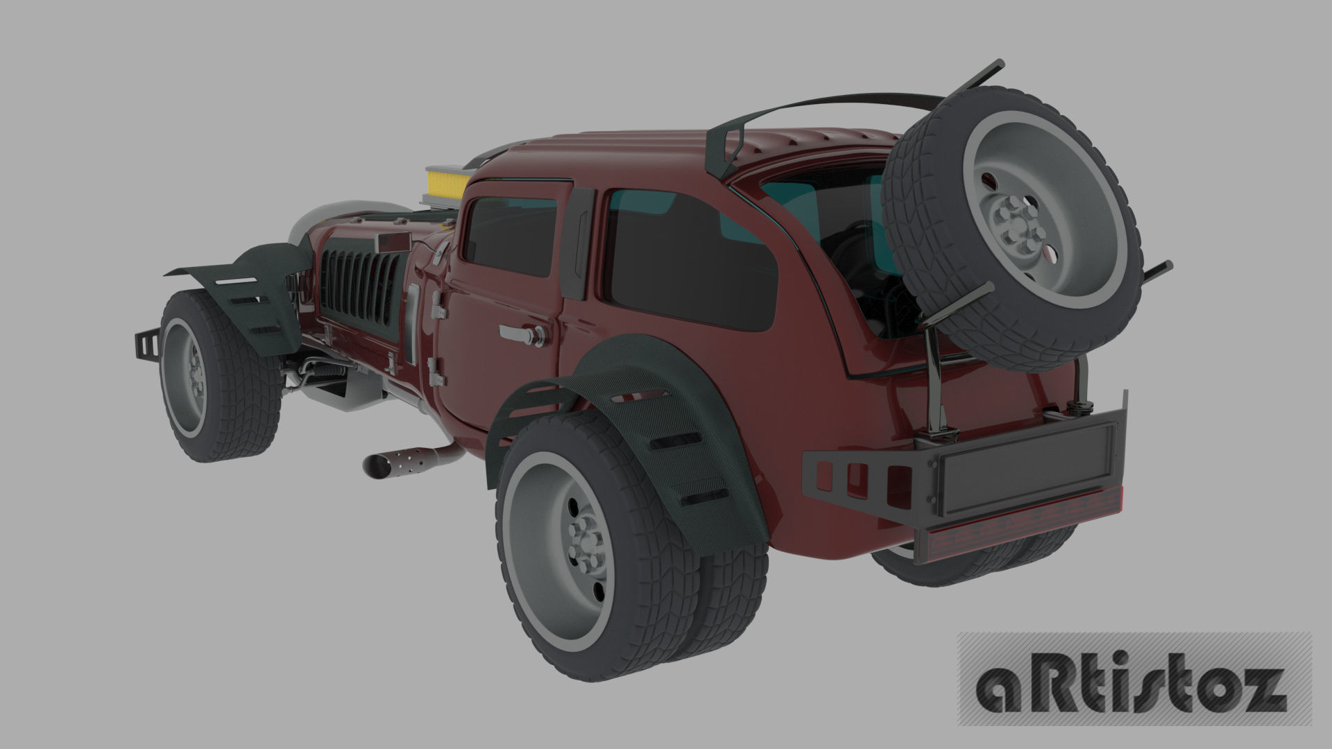 RatRod ARZ Mk 1b 3D model_2