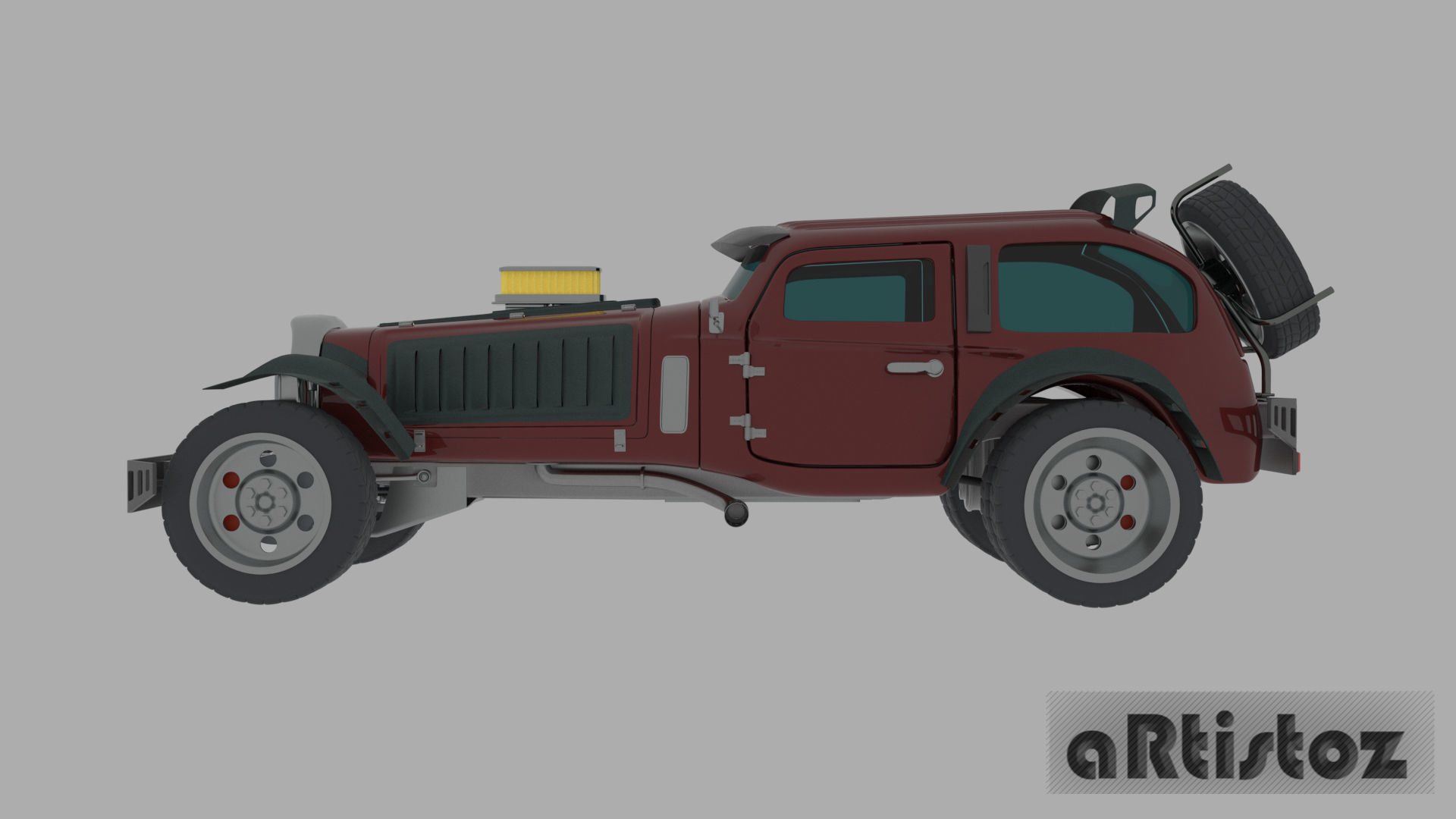 RatRod ARZ Mk 1b 3D model_6
