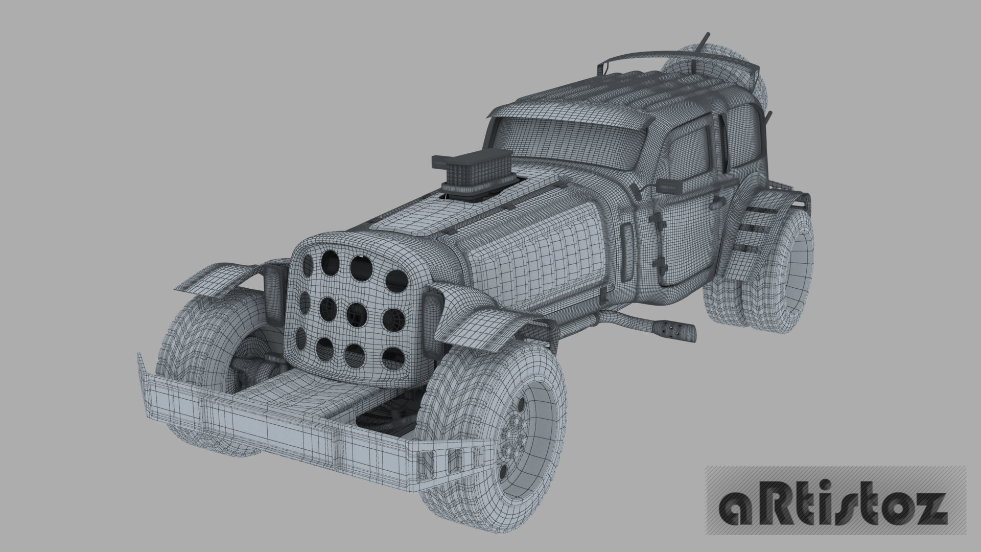 RatRod ARZ Mk 1b 3D model_1