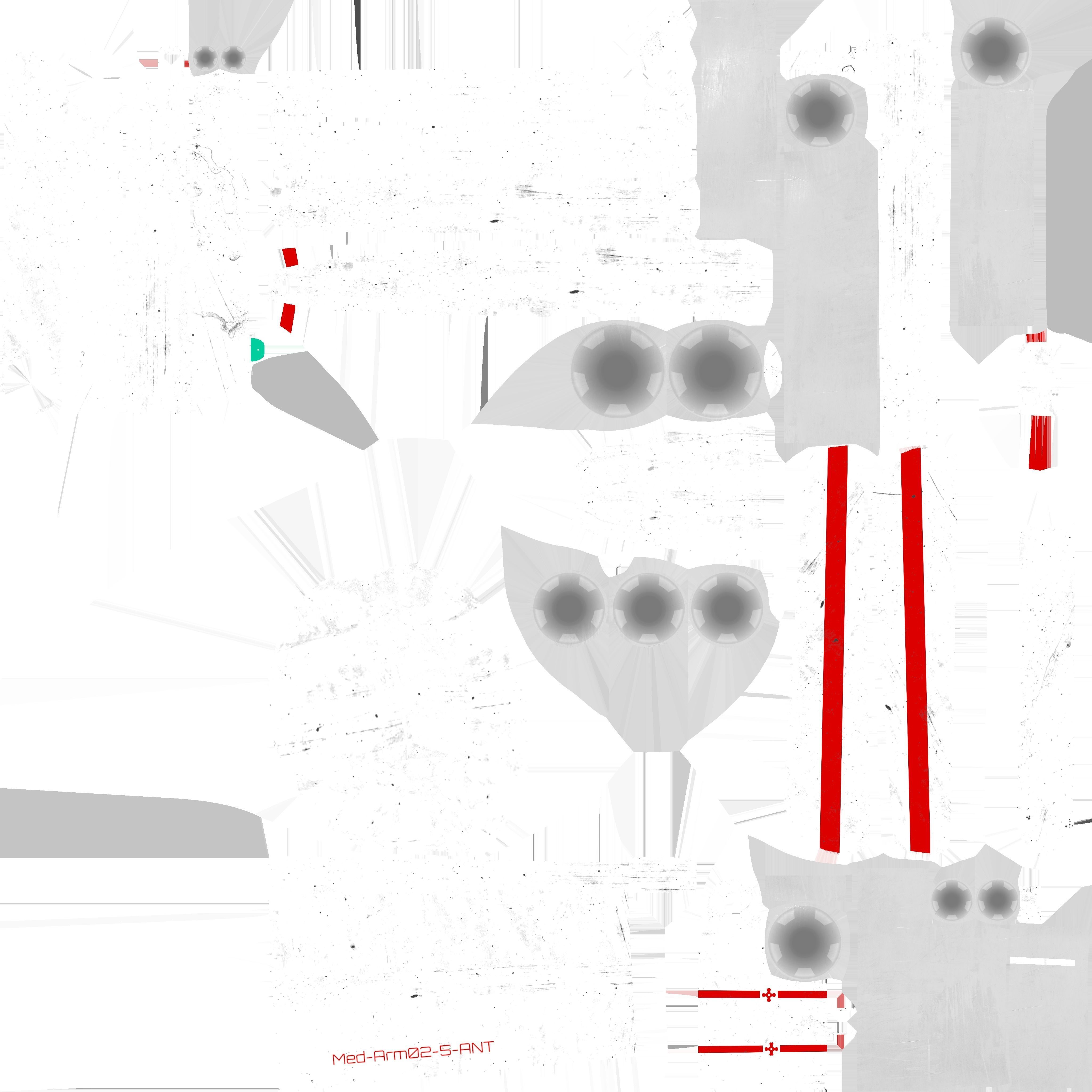 Sci-fi operation table 3D model_5