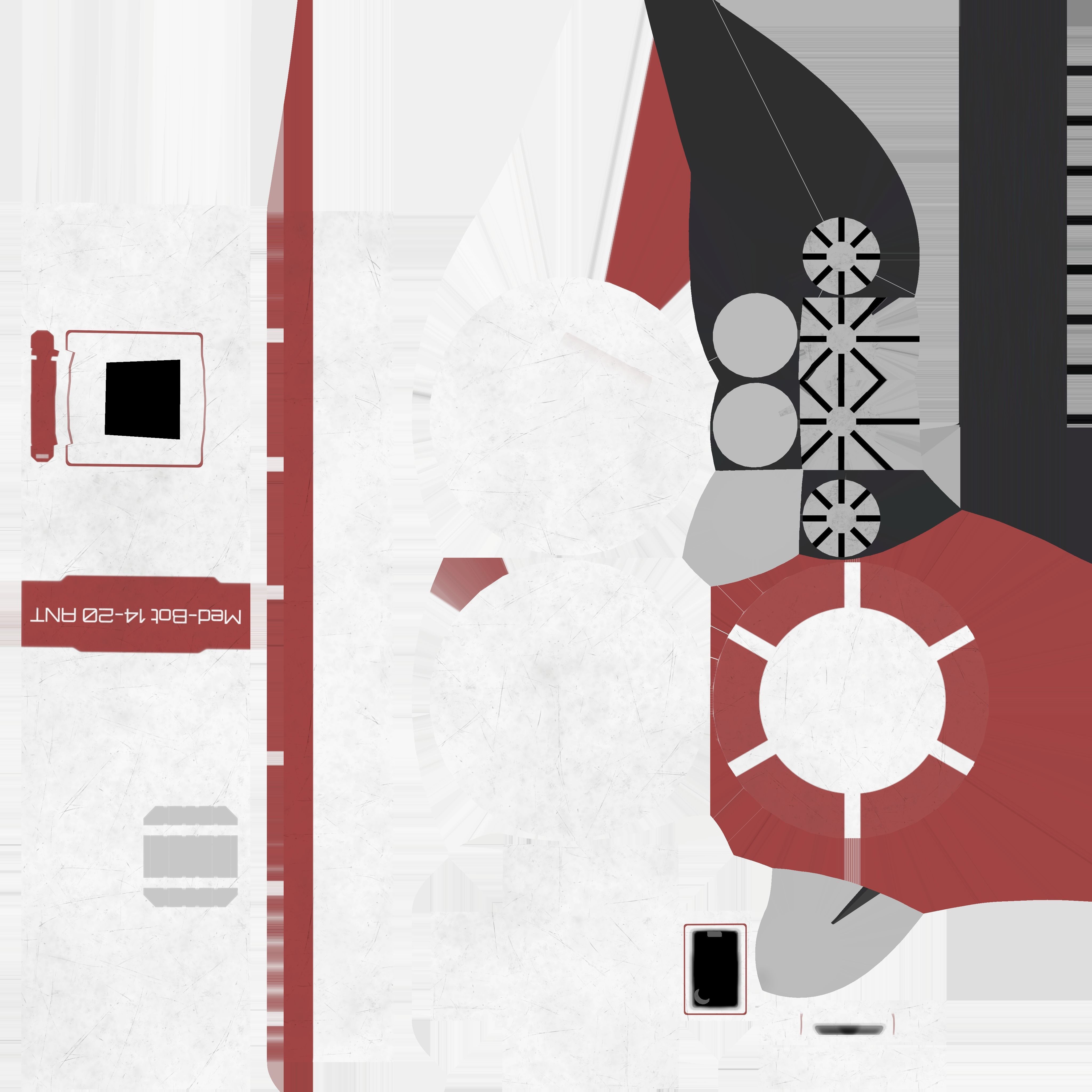 Sci-fi operation table 3D model_2