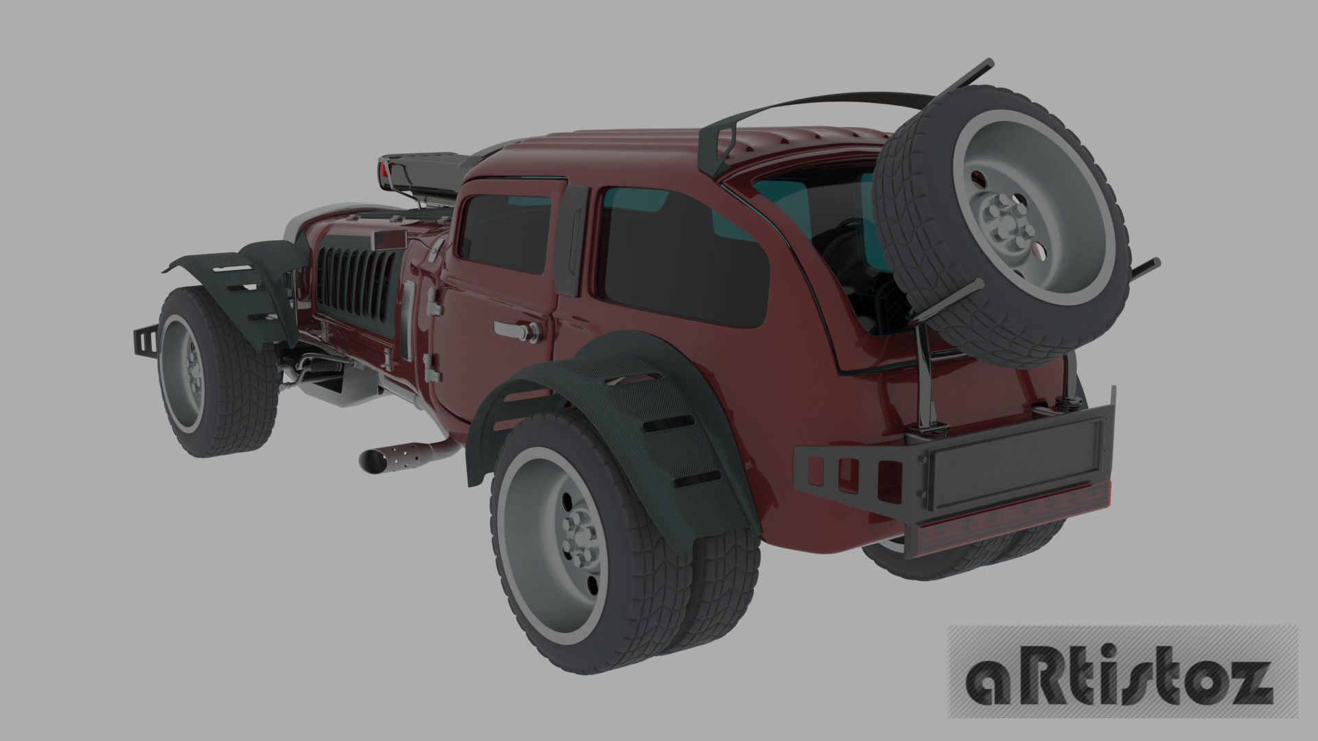 RatRod ARZ Mk 1c 3D model_1
