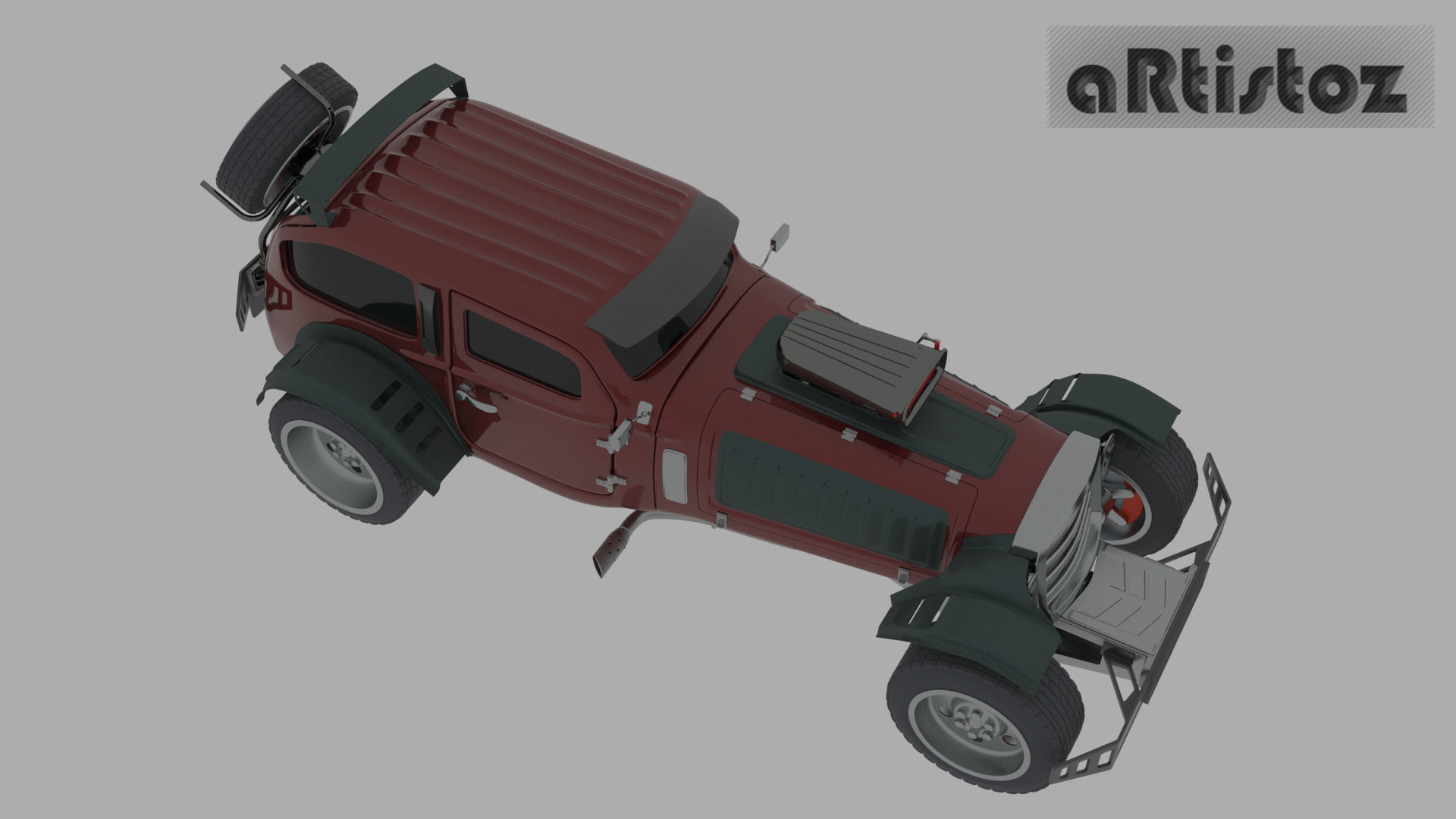 RatRod ARZ Mk 1c 3D model_2