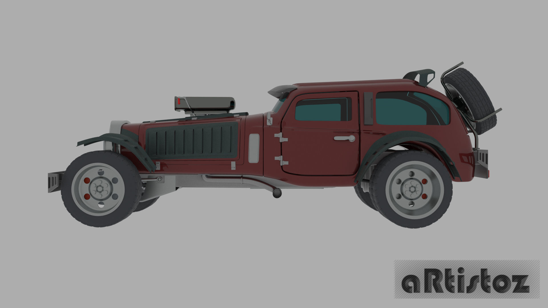 RatRod ARZ Mk 1c 3D model_5