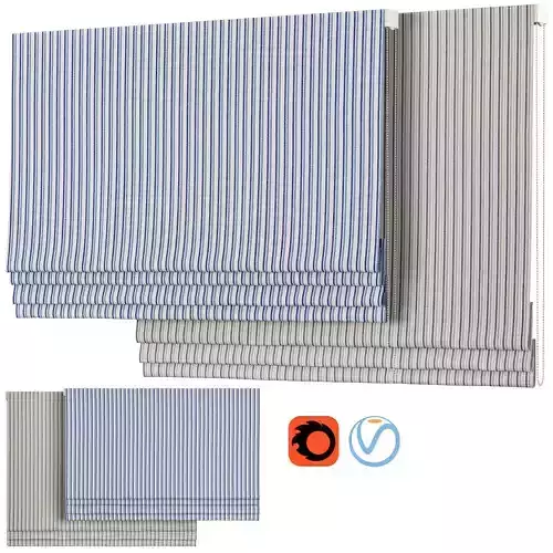 Roman Curtains 112 Schumacher BARBARY STRIPE