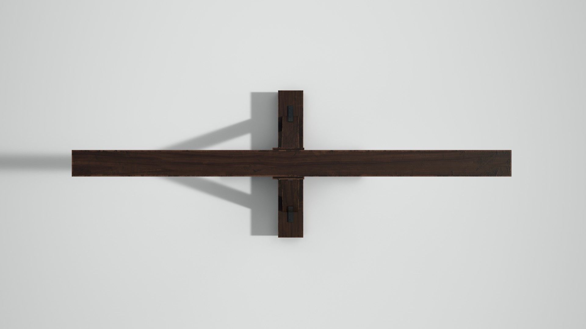 Medieval Pillory Low-poly 3D model_10