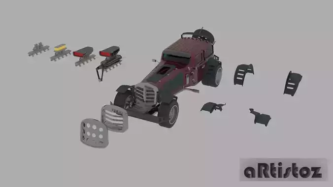 RatRod ARZ Mk 1 Constructor bundle 3D model
