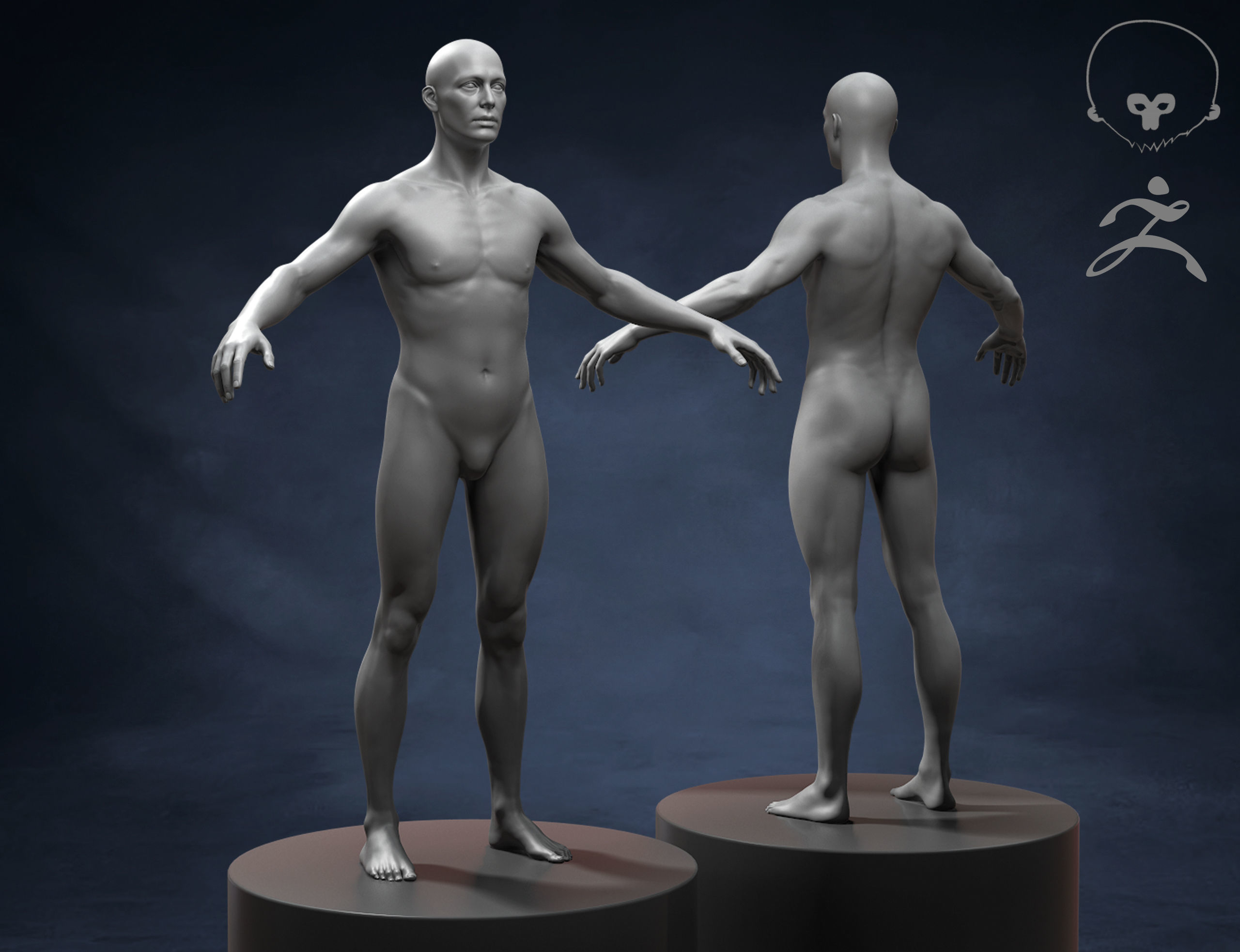 Standard People Pack 3D Model Collection_1