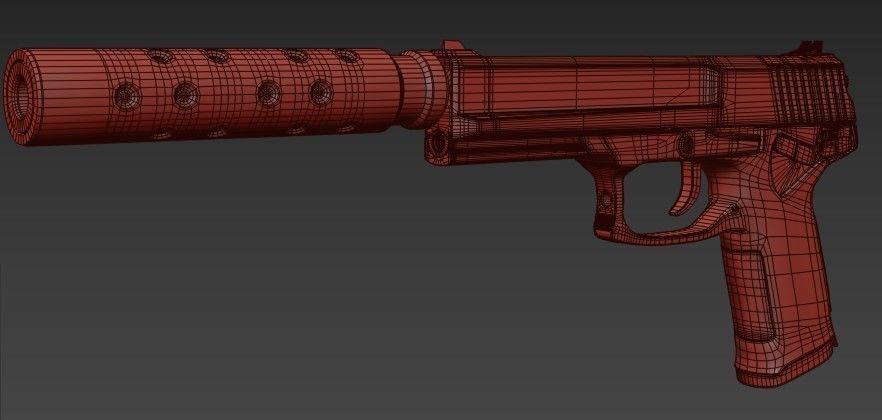  Koch Mark 23 Low-poly 3D model_10