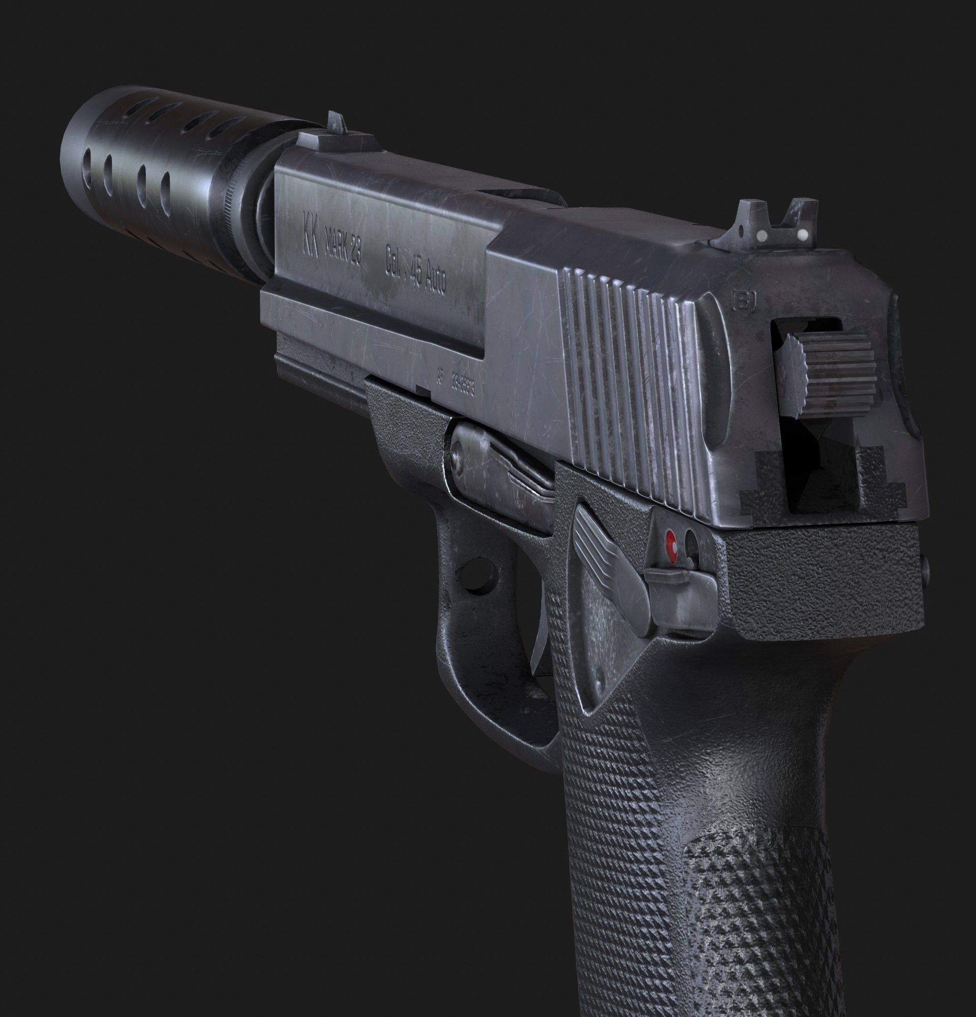  Koch Mark 23 Low-poly 3D model_6