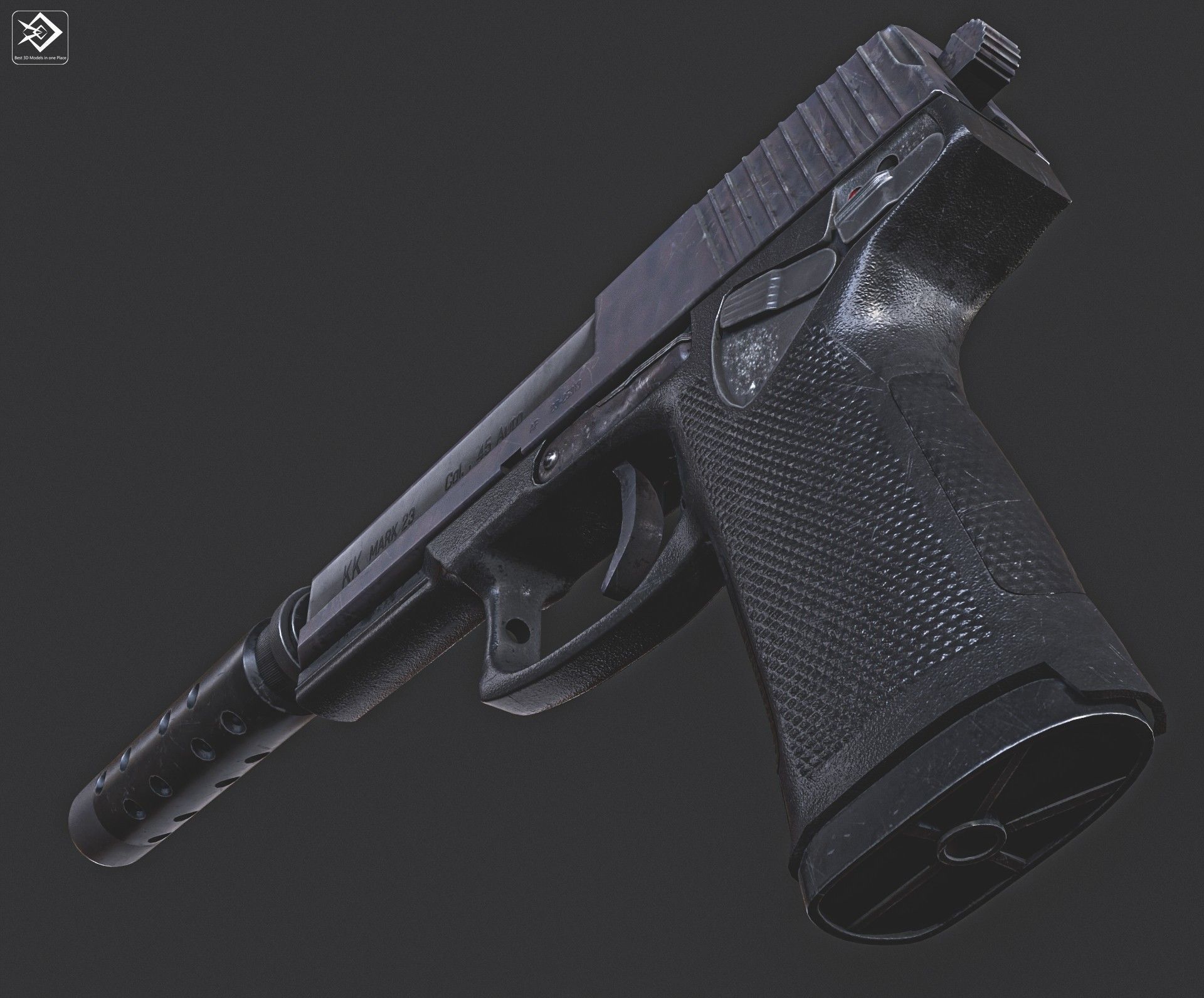  Koch Mark 23 Low-poly 3D model_2