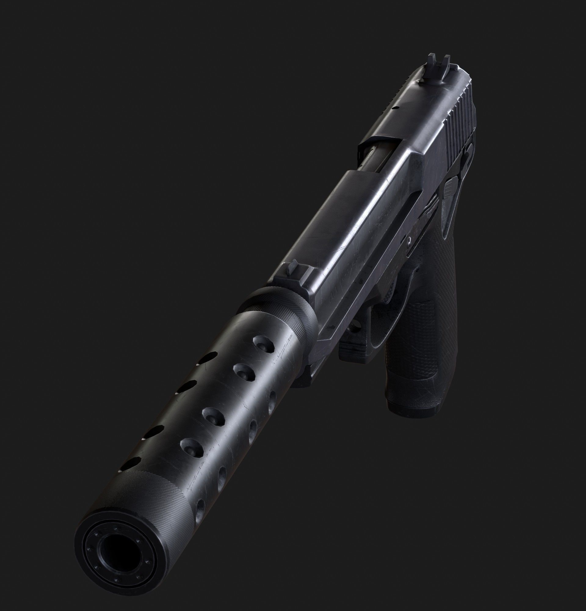  Koch Mark 23 Low-poly 3D model_7