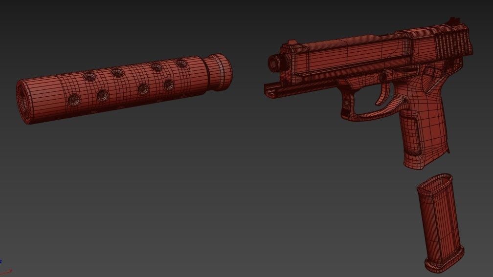  Koch Mark 23 Low-poly 3D model_11