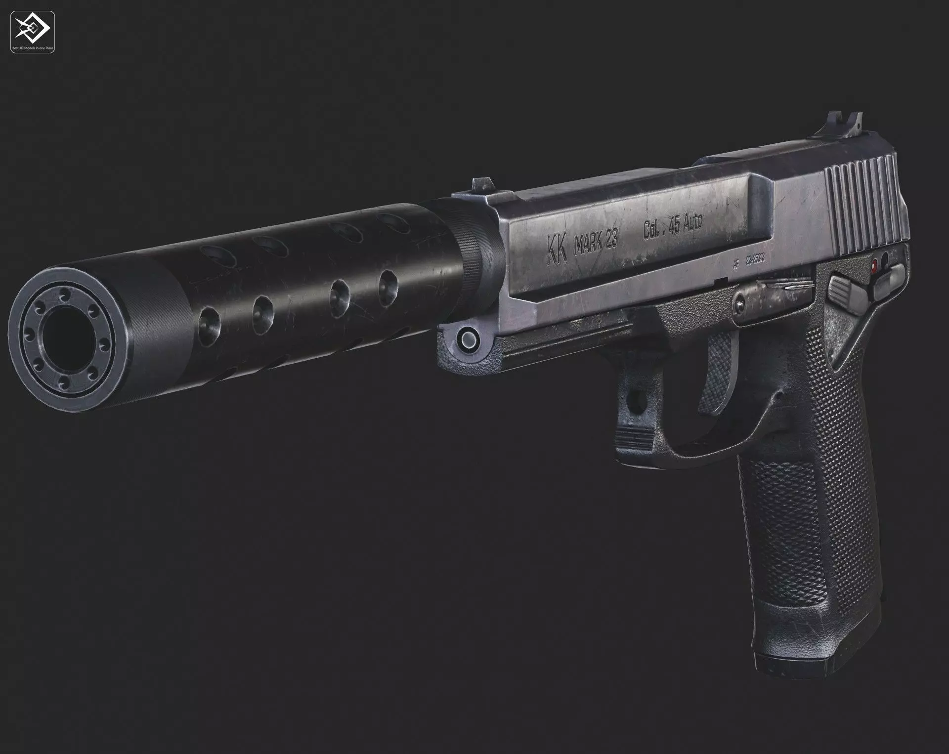  Koch Mark 23 Low-poly 3D model_0